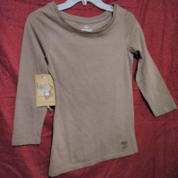 Earth Co. b.Organic WOMEN Shirt LONG Sleeve Made in *Switzerland Size M NWT - Picture 7 of 7